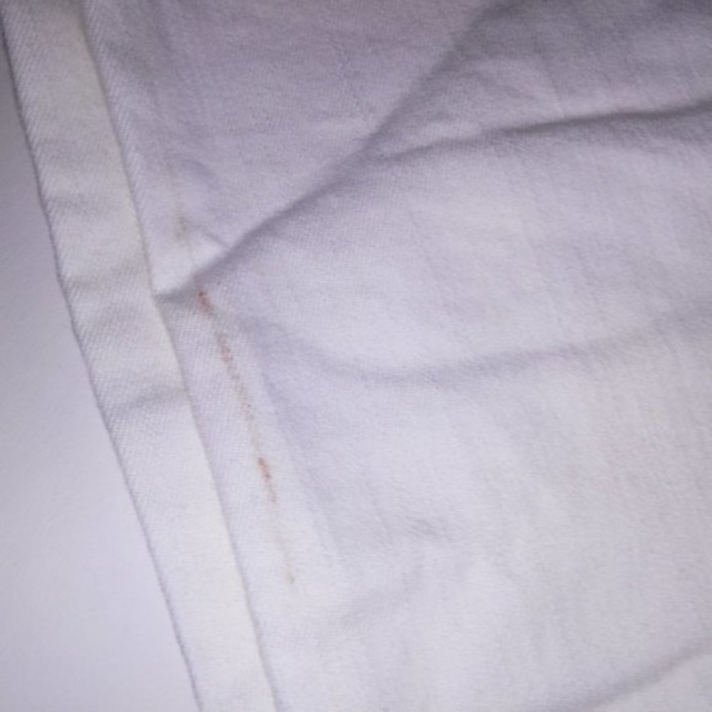 Merona Jeans Womens Size 18 White Modern Straight Mid Rise Slim Hip & Thigh - Picture 6 of 13